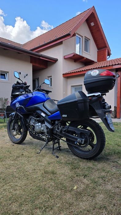 Suzuki V Strom DL650 complet accesorizat 3 cutii scut cric central mansoane incalzite anvelope noi