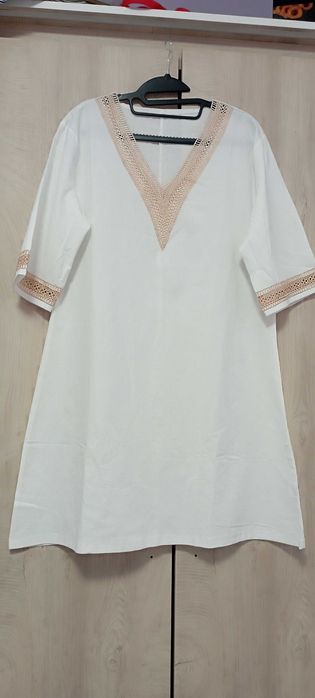 Лятна рокля, лен, хл размер,нова