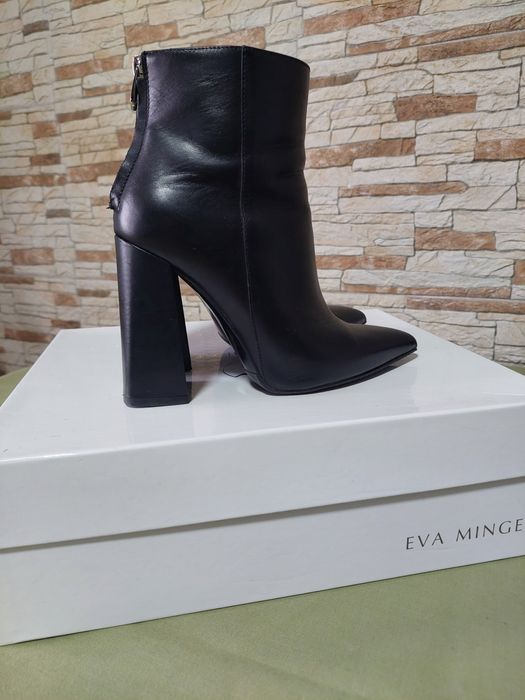 Botine piele naturala Eva Minge