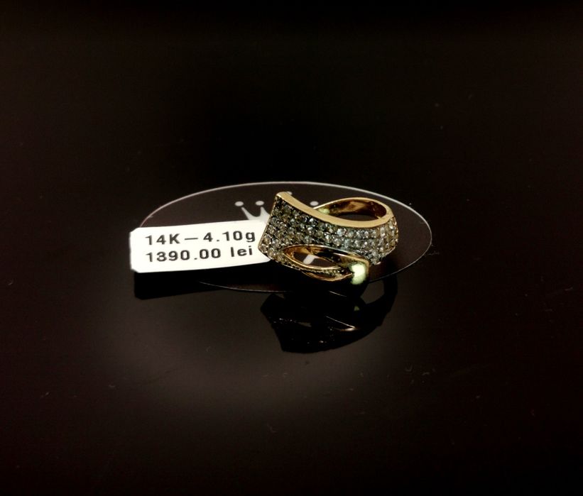 Bijuteria Royal inel din aur 14k 4.10 gr