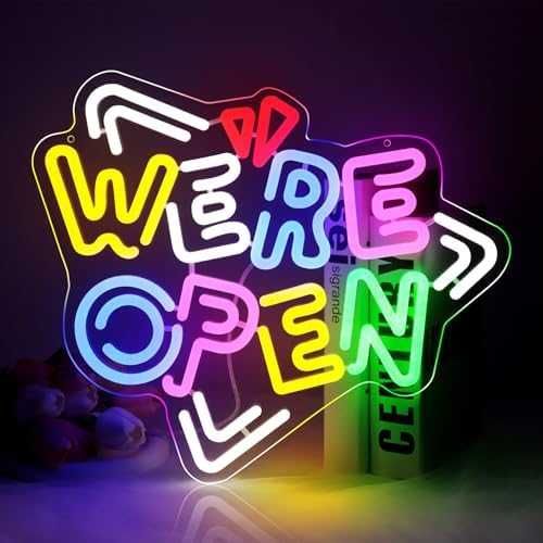 Нова Неонова LED табела Отворено за бизнес витрина и декор Знак Open