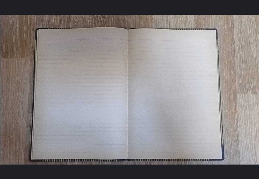 Registru mare, foi lipsă - produs la Petrești, RSR, 1974