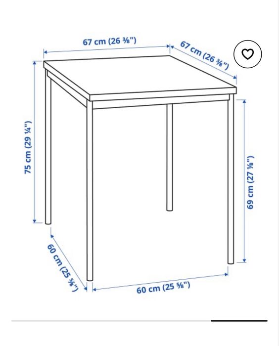 маса за трапезария - 2 броя