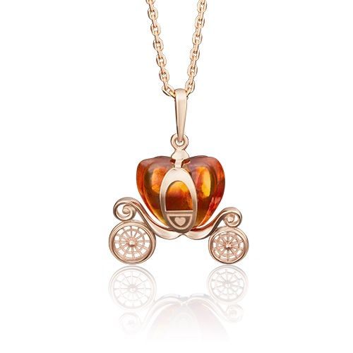 Золотая подвеска «Карета»