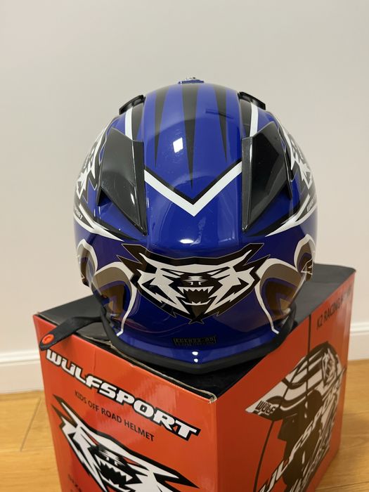 Детска мотокрос каска WULFSPORT - S
