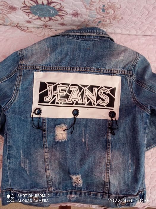 Джинсовая курточка на подростка