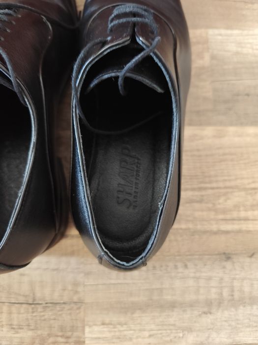 Sharp Shoes – мъжки официални кожени обувки №40, като нови