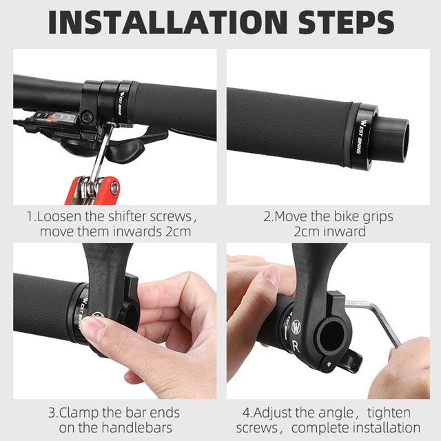 Capete end bar coarne ergonomice manșoane ghidon bicicleta mtb cursier