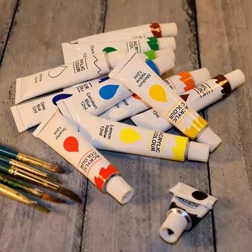 Комплект акрилни бои 24 бр х 12 ml Maaleo