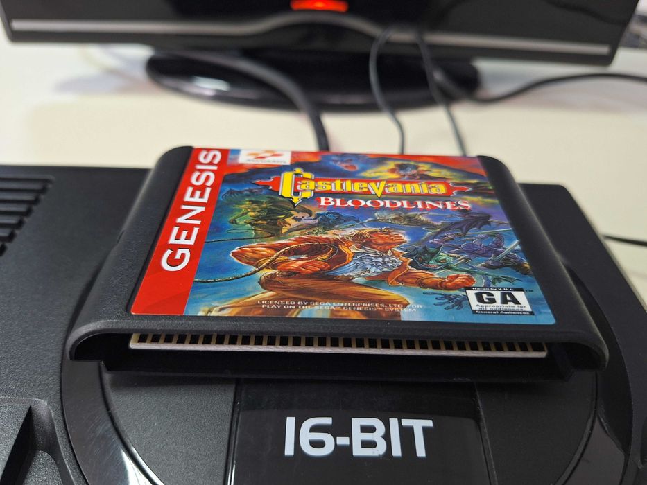 Castlevania Bloodlines caseta discheta clasica Sega Mega Drive Genesis