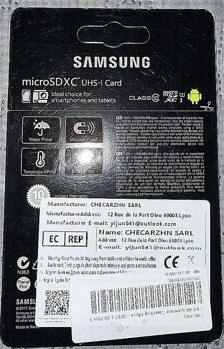 Card sd sdxc 512 gb samsung nou sigilat 1 buc