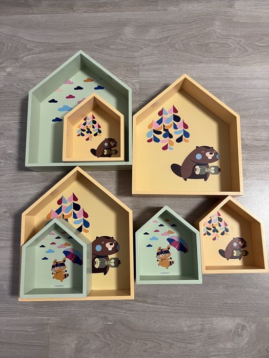 Vand casute din lemn pentru decor