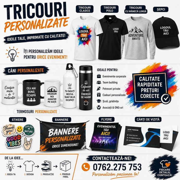 Tricouri personalizate