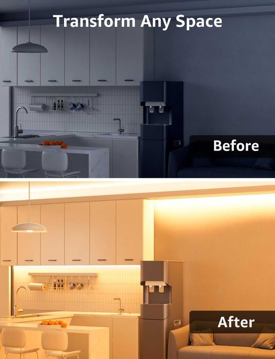 НОВА! LED светлинна лента 10 м – топло бяла, димируема, IP20