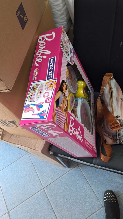 Barbie детски музикален комплект, нов