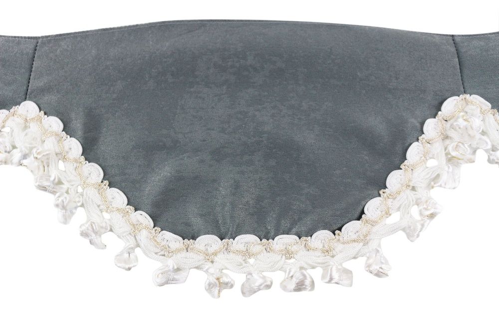 Комплект Сет 3 части Декоративни Пердета с Пискюли за Камион 4 цвята