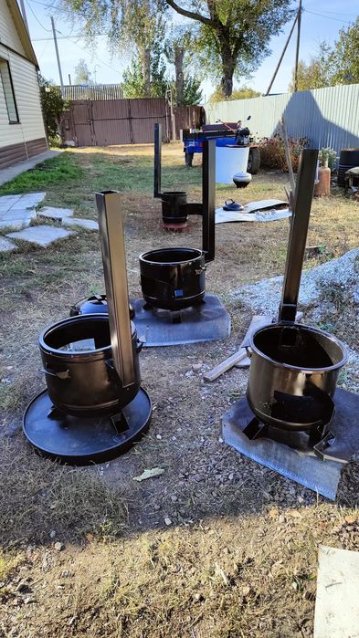 ПЕЧЬ под казан, казан