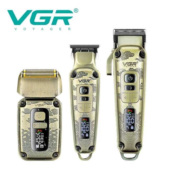 3в1 Професионален комплект VGR 642 с 12 представки титаниева изработка