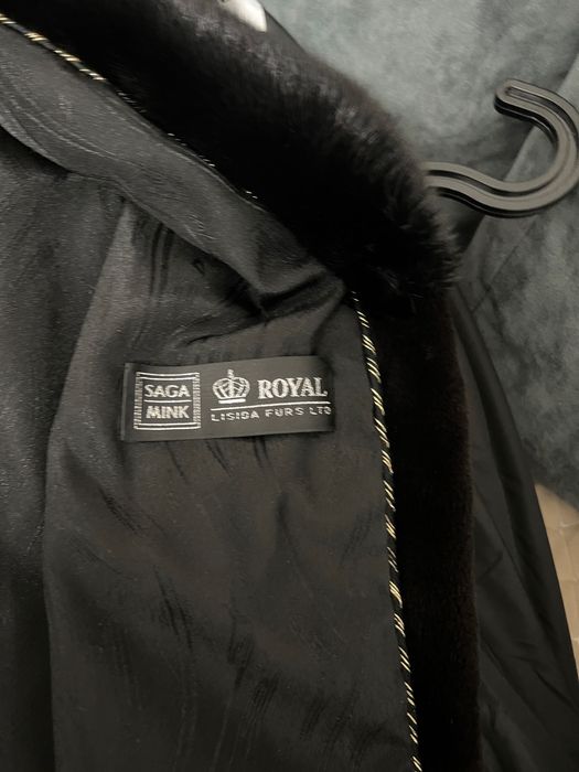 Стриженная норковая шуба