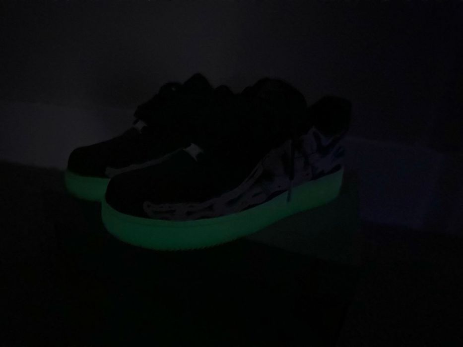 Nike Air Force 1 Low ’07 QS Purple Skeleton Halloween (2021)