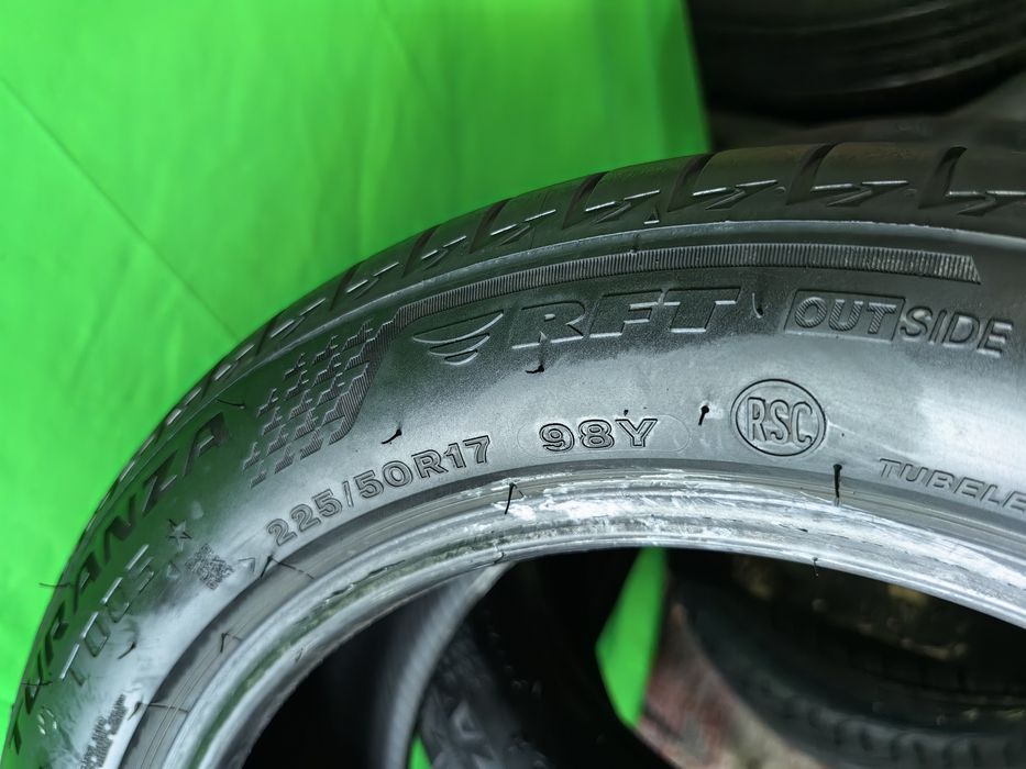 225/50R17 Bridgestone 2022 RSC runflat stea BMW stare foarte buna