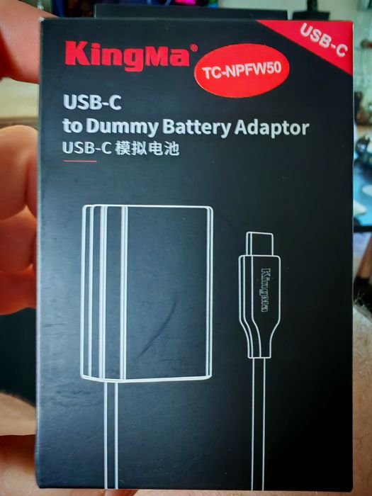 Dummy battery Sony  -  Adaptor Baterie Sony cu USB -C
