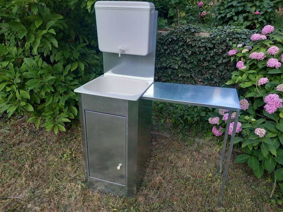 мобилна мивка, градинска мивка, мивка за къмпинг