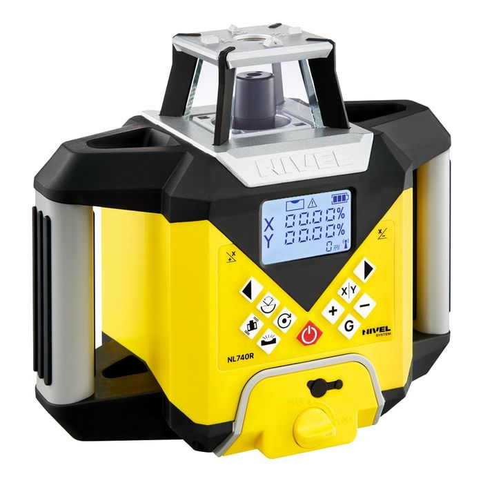 Laser rotativ Nivel System NL740R Digital, fascicul rosu