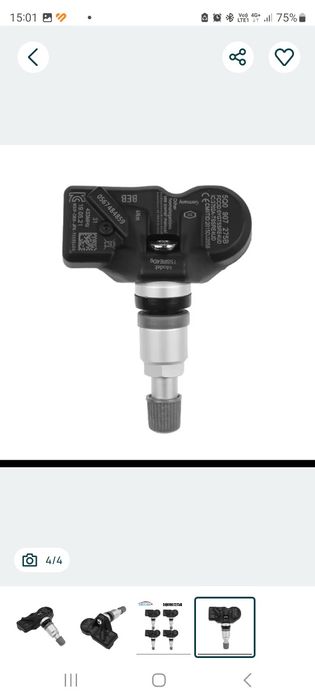 Vând senzori presiune roți TPMS  5Q0907275B,volkswagen skoda,audi.