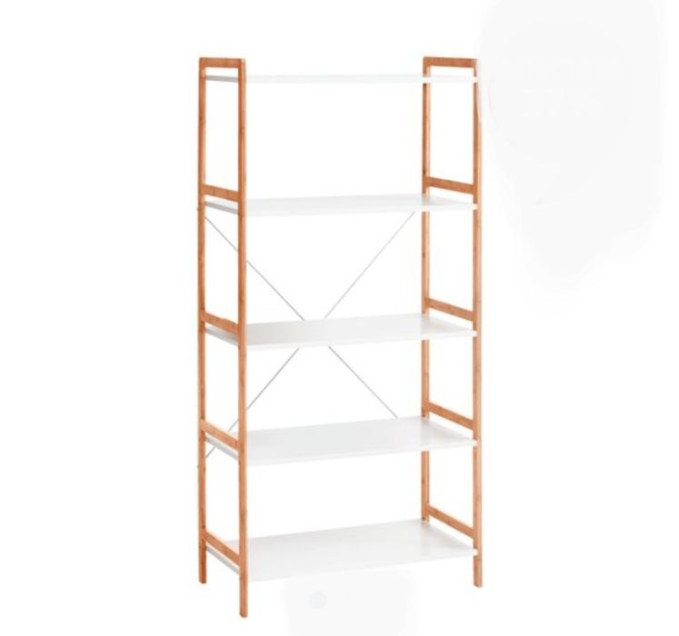 Висока бамбукова етажерка