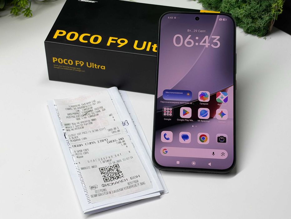 ! КаТо НоВ ! Xiaomi Poco F9 Ultra 512GB 2г Гаранция
