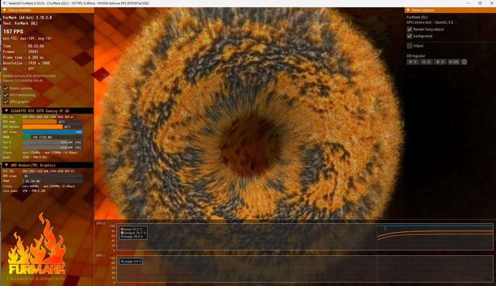 RTX 3070 Gigabyte Gaming OC 8GB