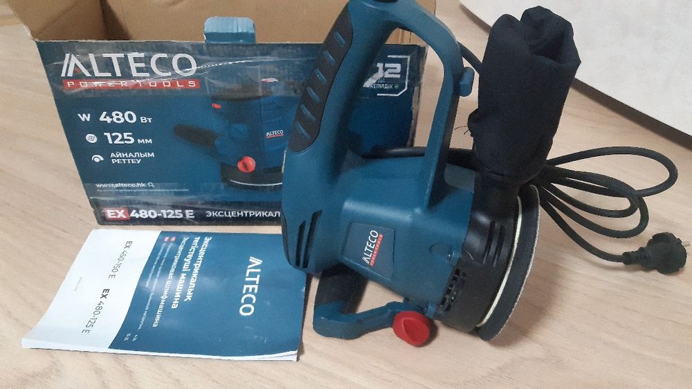 Шлифовальная эксцентриковая машинка Alteco