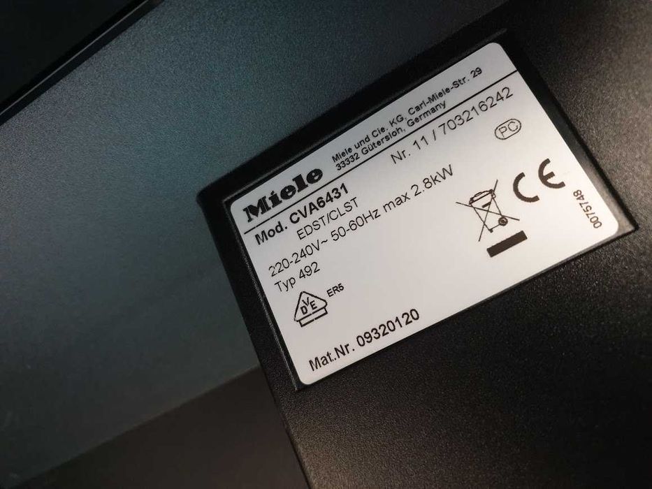 Miele Nespresso Кафемашина за вграждане Кафе автомат Миеле Кафе машина