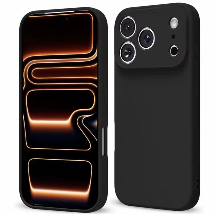 Iphone 13/14/15/16E/17/18 PRO MAX PLUS AIR Husa Clara Neagra Protectie Ca