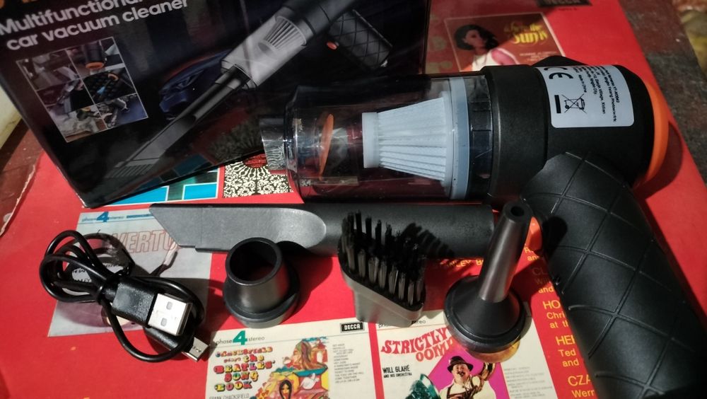 Aspirator Multifuncțional 6in1, încărcare USB C, nou, la cutie