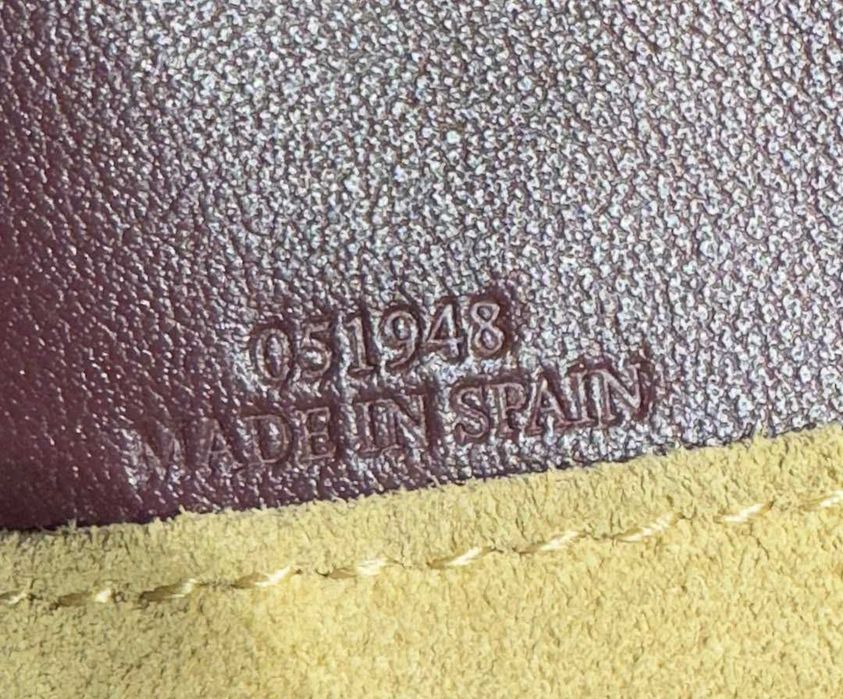 Нова дамска чанта в стил Loewe Puzzle Large – бордо