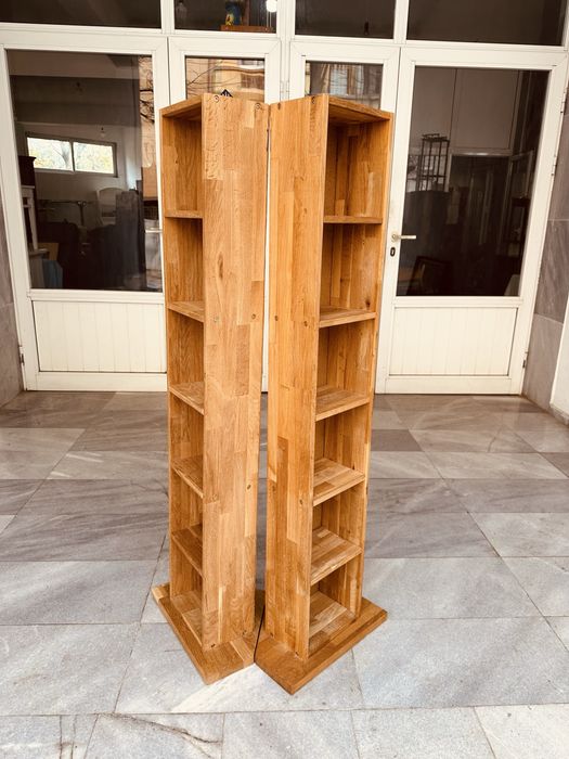 Две шведски  етажерки – масивен дъб, скандинавски стил