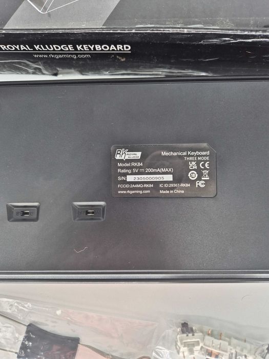 Tastatura Mecanica Wireless Royal Kludge RK84 RGB (Brown Switch)