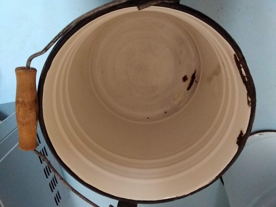 Чайники и ведра эмалированные