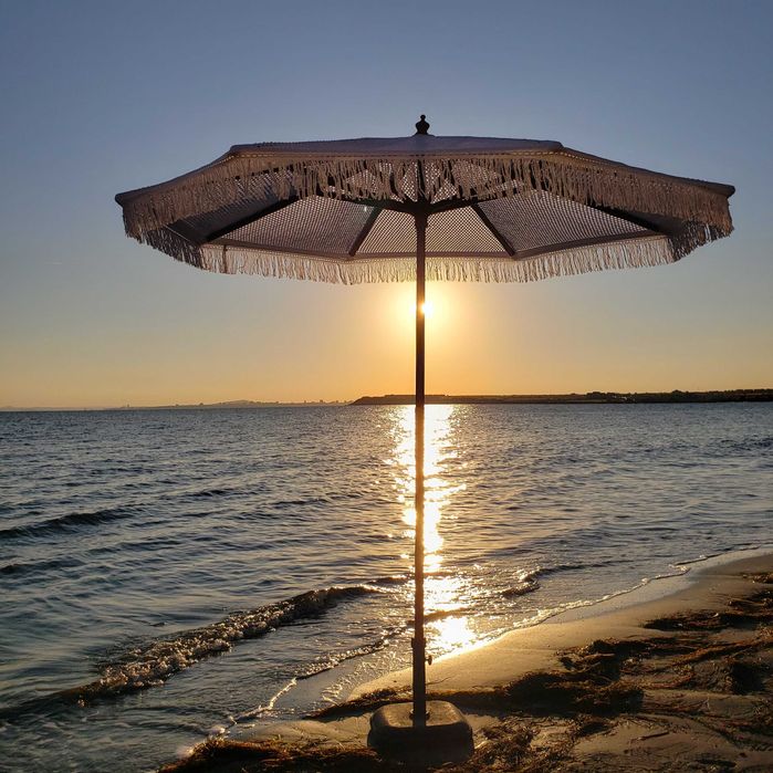 Чадър от памучно Макраме / Плетено макраме