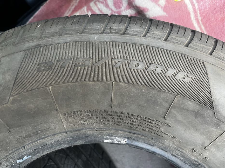 Продам летние шины 275/70 R16