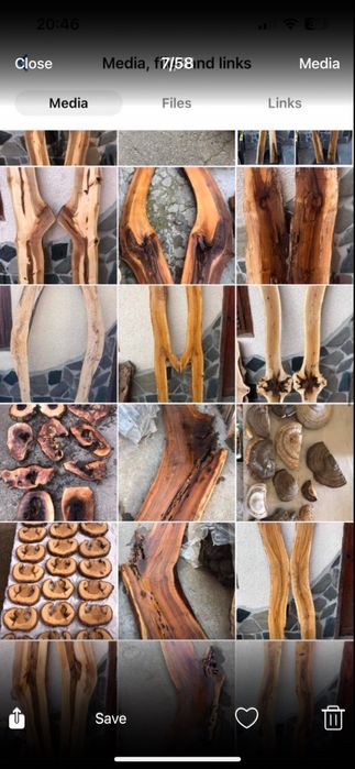 Янове,дъски и шайби,от орех,дъб,бряст