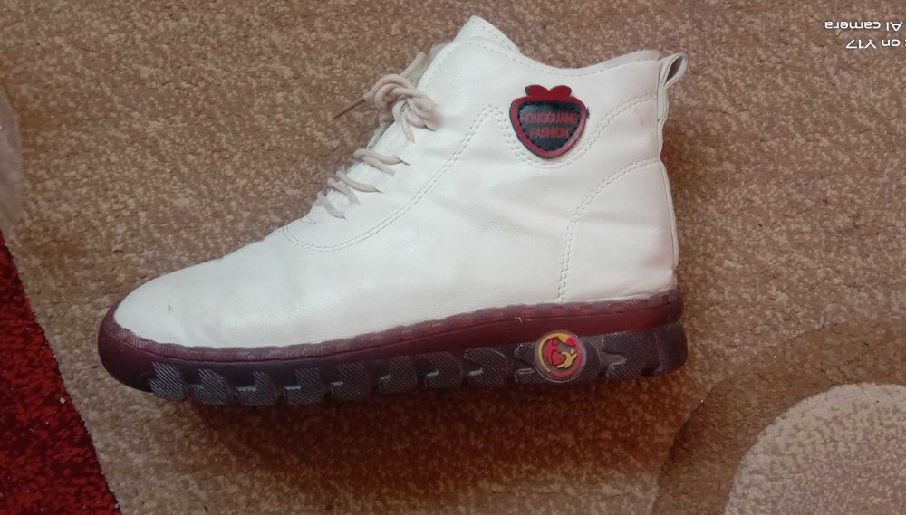 Белые ботинки для девочки 36 размера