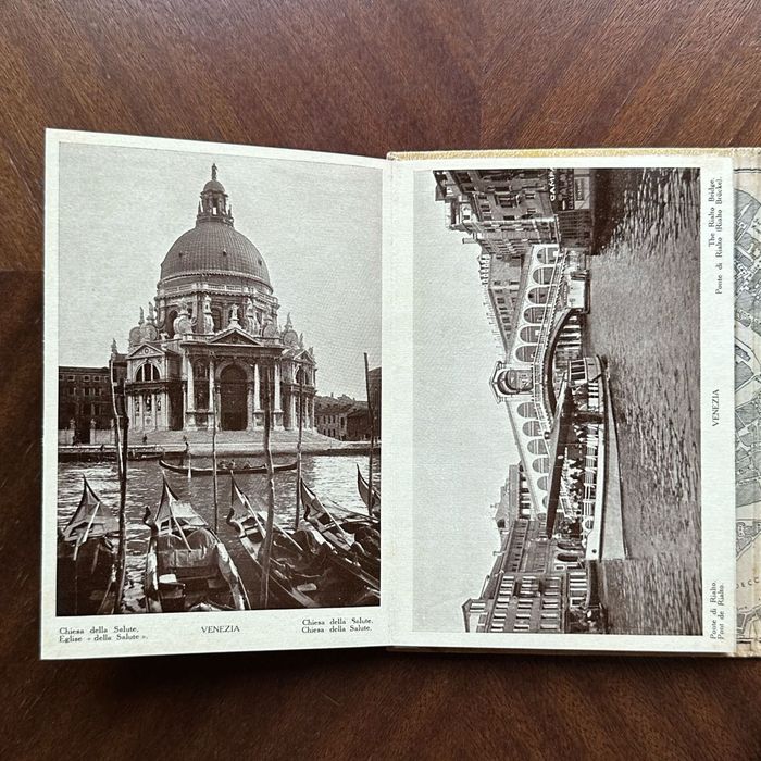 Антикварен албум със снимки Венеция - 50 изгледа, 1930 г.