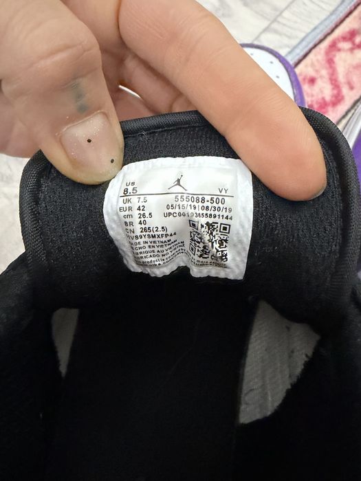 Nike air jordan 1 low purple