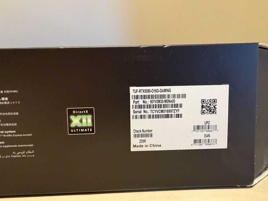 ASUS TUF RTX 5080 16GB Noua Sigilata Garantie