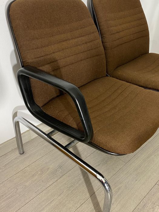 Bancă Așteptare 2 Locuri: Canapea Vizitator; Fotoliu