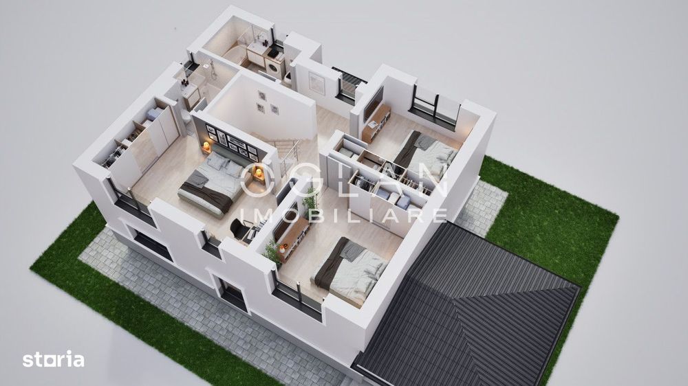 Casă single modernă cu 5 camere – Șura Mică | Comision 0%