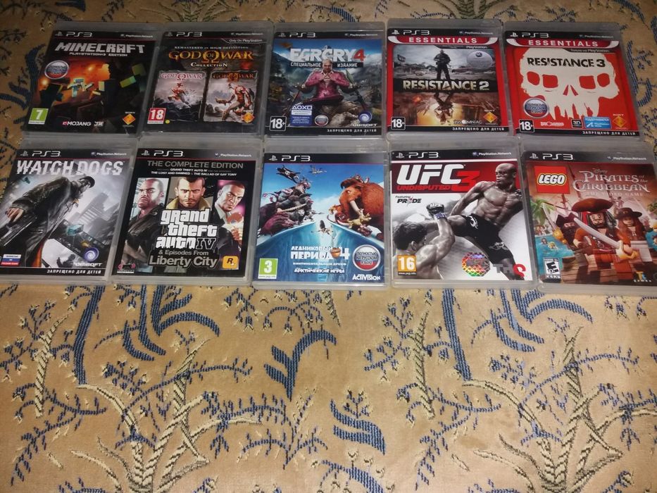 PS4, PS3, PS5 игры диски лицензионные
